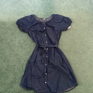 Old Navy: Denim short sleeve dress